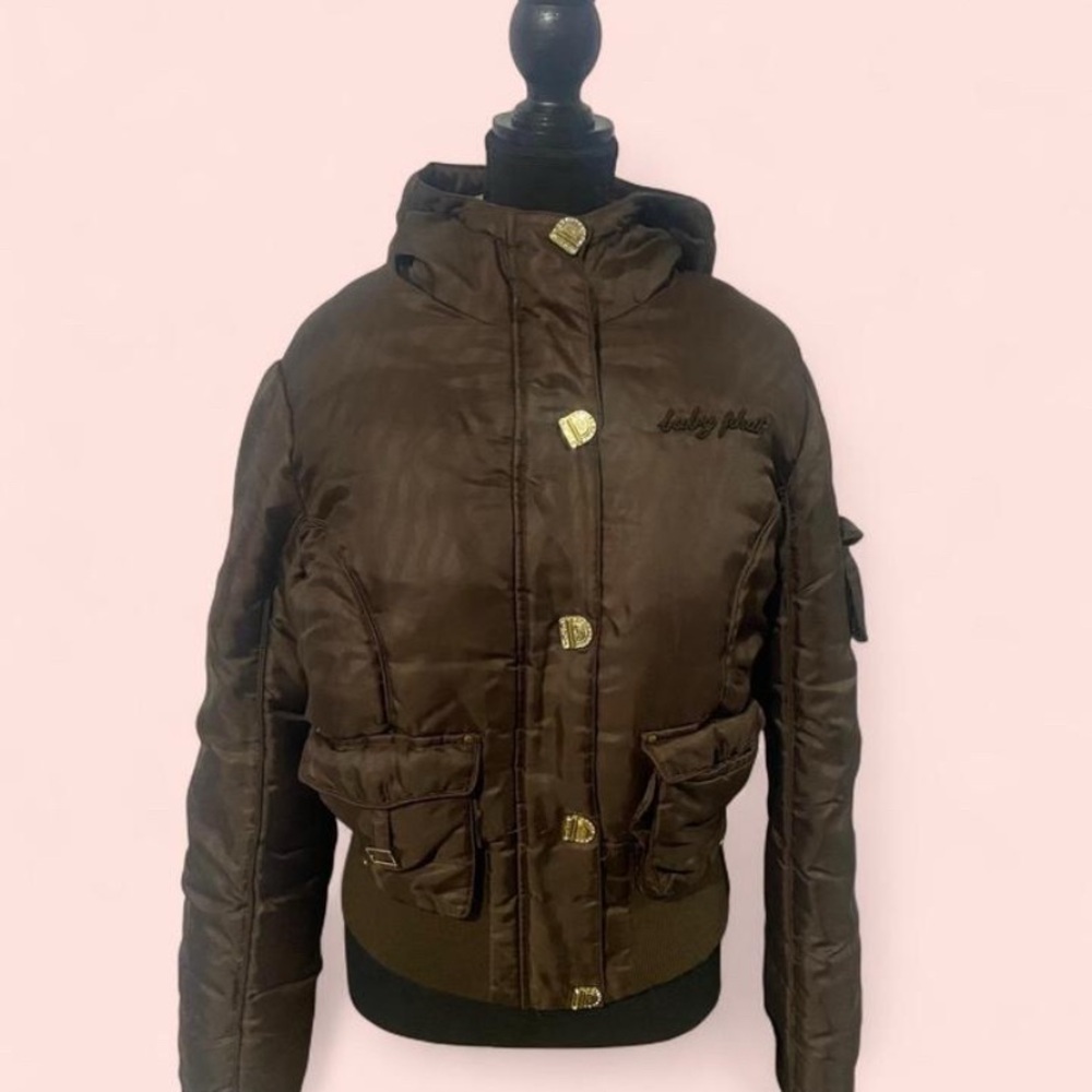 Baby Phat Brown Puffer Jacket